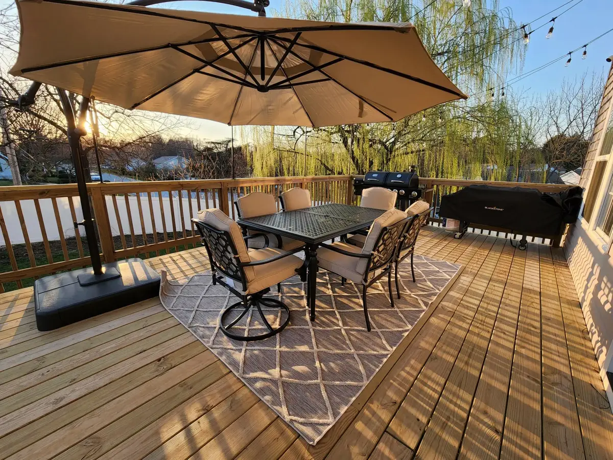 Full custom deck build in York PA by SMS York